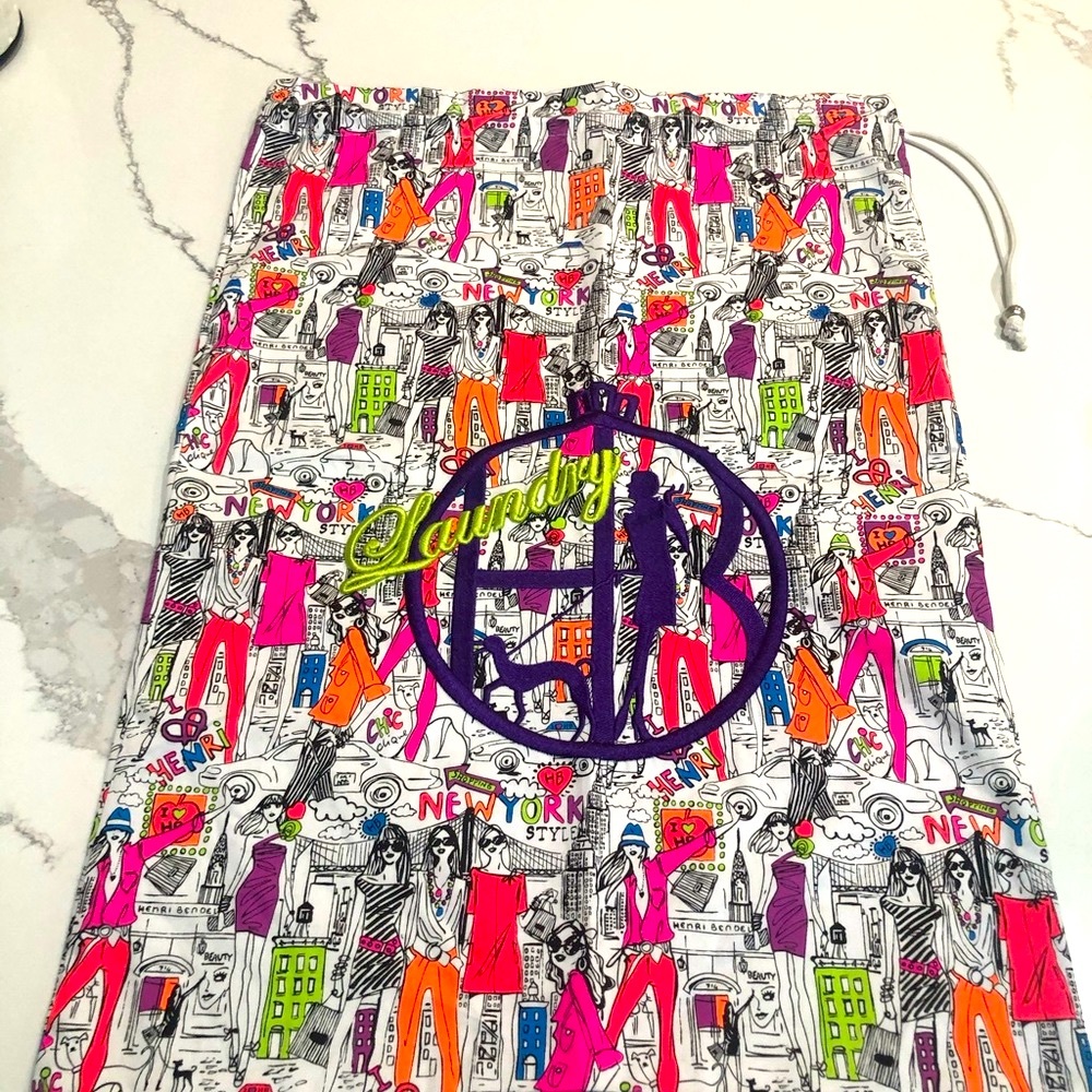 Henri Bendel Collectors Canvas Bag. Rare!